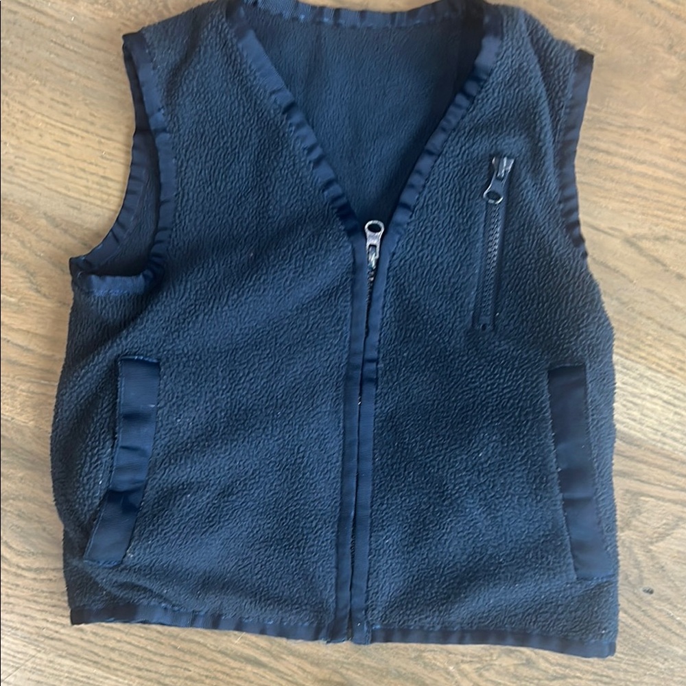 Weighted Fleece Vest with Zipper